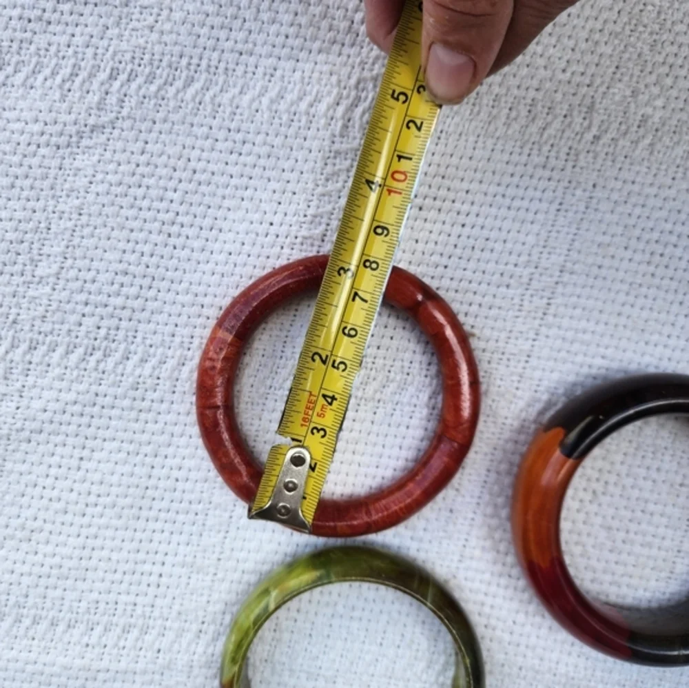 Vintage colorful bangle trio‎ - Picture 4 of 9